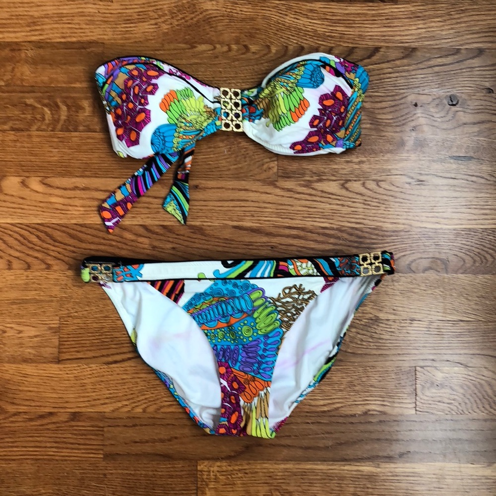 Trina Turk Strapless Bikini